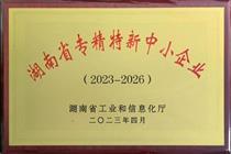 湖南省专精特新中小企业